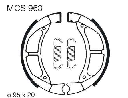 Zavorne čeljusti LUCAS MCS 963